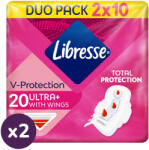Libresse Ultra+ szárnyas egészségügyi betét (4x10 db)