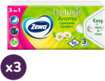 Zewa Deluxe Camomile Comfort 3 rétegű illatosított papírzsebkendő (3x90 db)