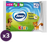 Zewa Kids nedves toalettpapír (3x42 db)