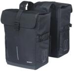 Basil Move Double Bag két részes táska csomagtartóra, oldalra, 2x15L, fekete