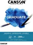 Canson Pad Graduate Aquarelle Vázlatfüzet 20 A4 250 g (C400110374)