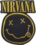 Nirvana Logo & Happy Face Cut-Out Vasalható tapasz (NIRVPAT04)