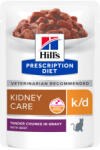 Hill's Hill's Prescription Diet macska tasak vesekímélő k/d marha 12x85g