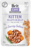Brit Care tasak kitten nedves eledel jelly lazac 24x85g