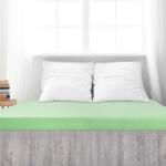 4Home Cearșaf de pat 4Home Mako jersey verde, verde, 90 x 200 cm