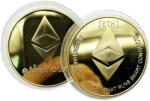 Prolight Aranyozott emlékgyűjtő gyűjthető Arany Eth Ethereum Miner Coin Xnb01 QS-222
