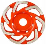 VERKE betoncsiszoló gyémánt tárcsa gyémánttárcsa csiszolókorong 125x22, 2mm L-alakú V44205 (V44205)