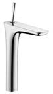Hansgrohe PuraVida egykaros magasított mosdócsaptelep DN 15 pulton álló mosdótálakhoz, Króm (HG-15072000)