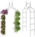 Sternhoff Rózsafuttató kerti kapu, csúcsdísszel, 140 x 260 cm (SDH602)