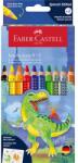 Faber-Castell Grip Jumbo Dinoszaurusz 8+2 db háromszögletű színesceruza készlet (FC110922) - tintasziget