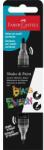 Faber-Castell Black Edition Shake&Paint fekete kétvégű akrilfilctoll (FC285598) - tintasziget