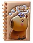  Spirálfüzet B/6 vonalas 3D Capybara