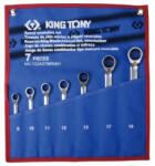 KING TONY Racsnis csillag-villáskulcs klt. 8-19 mm 7 r (122A07MRN01)