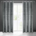 EUROFIRANY Samanta bársony sötétítő függöny Grafit 140x250 cm
