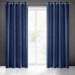 EUROFIRANY Rita egyszínű dekor függöny Gránátkék 140x250 cm