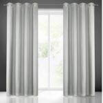 EUROFIRANY Rita egyszínű dekor függöny Acélszürke 140x250 cm