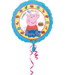  18 inch-es Peppa Pig - Peppa Malac Happy Birthday Szülinapi Fólia Lufi