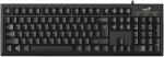 GENIUS Tastatura negru tehnologie cu fir GENIUS KB-100 (60560550)