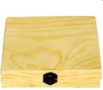  Natúr fadoboz, mérete: 20x20x5 cm