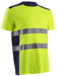 Coverguard Nekki Rövid Ujjó Póló Hi-Viz Sárga És Sötétkék Színben (2Xl) (5NEK1602XL)