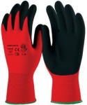 Coverguard Mártott Fekete Latex, Piros Textil Kézháttal (7) (GAN1LACI07)