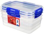 Sistema Klip It Plus Ételtároló Doboz 4 Csattal 2, 2 L / 3-Pack