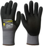 Coverguard Eurolite Ökölcsontig Fekete Mikrohabosított Nitril+Petty (10) (1NIDG10)
