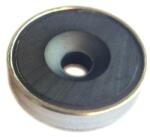 Magneo Smart Magnet ferită oală D 25 mm cu gaură cu șanfren