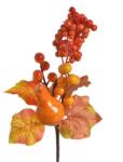  Crenguta frunze+bobite+dovlecel artificial pentru aranjamente florale (8182)