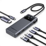 UGREEN CM888 USB-C Stație de andocare cu HDMI 4K PD Negru (35998)