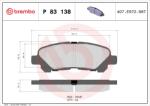 BREMBO Set placute frana BREMBO P 83 138 (P 83 138)