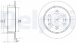 DELPHI Disc frana DELPHI BG3522 (BG3522) - fixbox