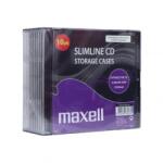 Maxell Кутийки за CD/DVD MAXELL Slim Black 10pk /цена за 10 бр. / (ML-DC-CDBOX-SLIMCASE-10PK) - stokatastoki