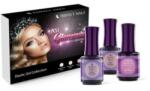 Perfect Nails Elastic Gel Glamour - Ecsetes Műkörömépítő Zselé Kollekció 3x15 ml