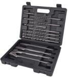Extol betonfúró és véső klt. SDS PLUS; 13db, 6, 8, 10/160mm, 8, 10, 12/210mm, 10, 12, 14/260mm, lapos 20, 40/250mm, hegyes, horony (23951)