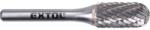 Extol keményfém turbómaró (rotormaró), hengeres, kerek orrú, átmérő 12×25mm/szár 6mm, keresztfogazás (8703725) - sipibolt