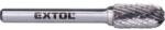 Extol keményfém turbómaró (rotormaró), hengeres, kerek orrú, átmérő 10×20mm/szár 6mm, keresztfogazás (8703724) - sipibolt