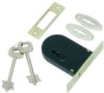 Flame Reteszzár, bevéső, duplatollú, 45mmx20mm, 2 kulccsal, (patkózár), Flame (84648)