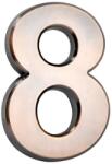 StrendPRO Házszám 8 (70x100mm) ragasztószalaggal bronz színű (2212496)