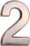 StrendPRO Házszám 2 (70x100mm) ragasztószalaggal bronz színű (2212490)