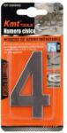KMT Házszám fém öntapadós 4 KMT (9368062)