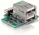 Delock USB Pinheader Apa - 2x USB2.0 Anya Fel