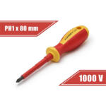 HANDY Handy Csavarhúzó - 10567 (PH1, 80mm, 1000V-ig szigetelt, mágneses fej) (SZEGLO10567)