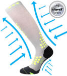 Voxx Marathon kompressziós zokni világosszürke 1 pár 39-42 117027 (117027)