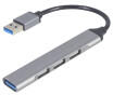 Gembird USB HUB GEMBIRD UHB-U3P1U2P3-02 USB3.0 - USB3x1 + USB2x3 ports silver