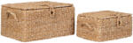 House Nordic Bogra Kosarak, tengeri fű/fém, natúr, 2db (4401555) - geminiduo