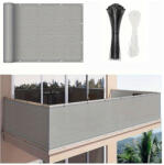 Leziter Erkély árnyékoló, belátásgátló 5 m szürke (MXR-11-Grey) - geminiduo