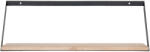House Nordic Basel polc, acél, fenyőfa 55x14x18 cm (4292210) - geminiduo