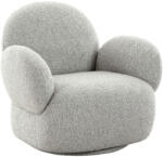 House Nordic Messina fotel forgó funkcióval, bouclé, világosszürke (1101183) - geminiduo
