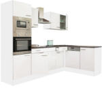 Leziter Yorki 280 konyhabútor fehér korpusszal, selyemfényű fehér fronttal (LS280FHFH) - geminiduo